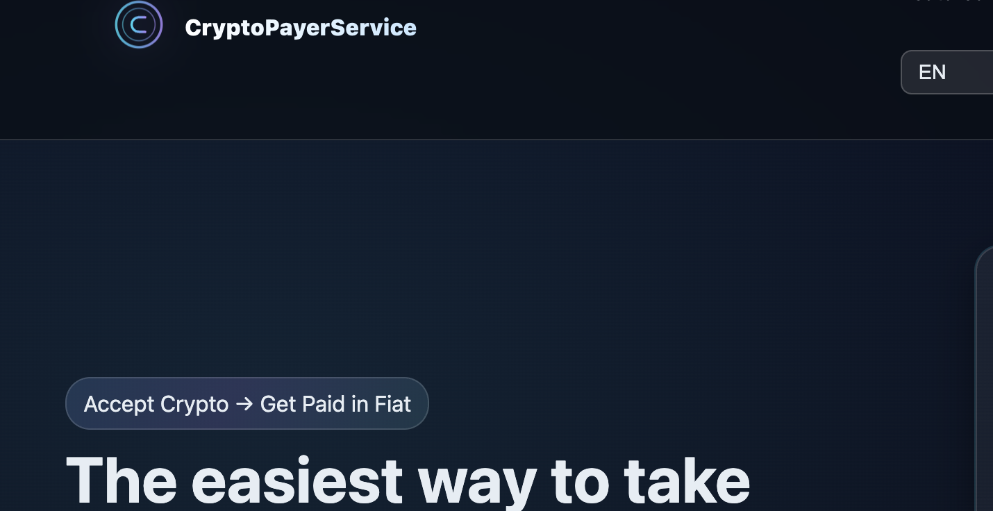 Cryptopayerservice